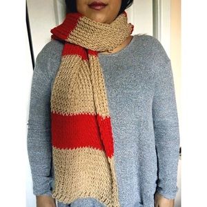 Handmade stripe scarf